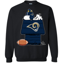 Load image into Gallery viewer, Los Angeles Rams Snoopy And Woodstock Waiting For Football Season Sweatshirt