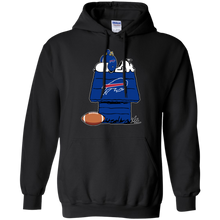 Load image into Gallery viewer, Buffalo Bills Snoopy And Woodstock Waiting For Football Season Hoodie Shirt