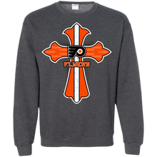 Load image into Gallery viewer, Cross Shirt For Jesus And Philadelphia Flyers Fans Sweatshirt