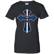 Load image into Gallery viewer, Cross Shirt For Jesus And New Orleans Pelicans Fans T-Shirt For Women