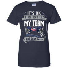 Load image into Gallery viewer, Funny Shirt For Columbus Blue Jackets Fans T-Shirt For Women
