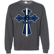 Load image into Gallery viewer, Cross Shirt For Jesus And Detroit Tigers Fans Sweatshirt