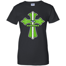Load image into Gallery viewer, Cross Shirt For Jesus And Seattle Seahawks Fans T-Shirt For Women