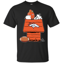 Load image into Gallery viewer, Denver Broncos Snoopy And Woodstock Waiting For Football Season T - Shirt For Men