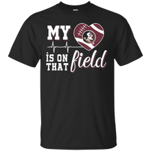 Load image into Gallery viewer, Florida State Seminoles Football My Heart is on that Field T - Shirt For Men