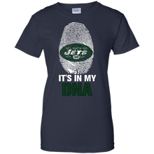 Load image into Gallery viewer, Jets Football It Is In My Dna T-Shirt For Women