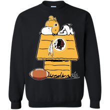 Load image into Gallery viewer, Washington Redskins Snoopy And Woodstock Waiting For Football Season Sweatshirt