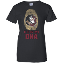 Load image into Gallery viewer, Seminoles Football It Is In My Dna T-Shirt For Women