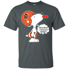 Load image into Gallery viewer, This Is For All U Cincinnati Bengals Haters Snoopy T - Shirt For Men