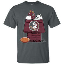 Load image into Gallery viewer, Florida State Seminoles Snoopy And Woodstock Waiting For Football Season T - Shirt For Men