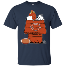 Load image into Gallery viewer, Chicago Bears Snoopy And Woodstock Waiting For Football Season T - Shirt For Men