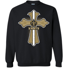 Load image into Gallery viewer, Cross Shirt For Jesus And New Orleans Saints Fans Sweatshirt
