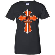 Load image into Gallery viewer, Cross Shirt For Jesus And Baltimore Orioles Fans T-Shirt For Women