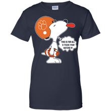 Load image into Gallery viewer, This Is For All U Clemson Tiger_paw Haters Snoopy T-Shirt For Women