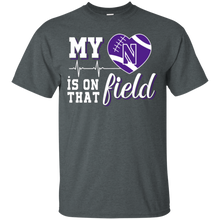 Load image into Gallery viewer, Northwestern Wildcats Football My Heart is on that Field T - Shirt For Men