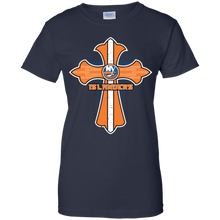 Load image into Gallery viewer, Cross Shirt For Jesus And New York Islanders Fans T-Shirt For Women