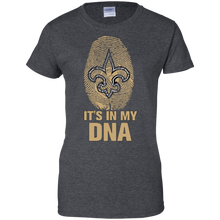Load image into Gallery viewer, Saints Football It Is In My Dna T-Shirt For Women