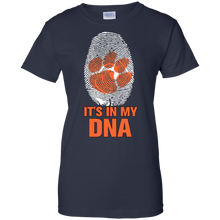 Load image into Gallery viewer, Clemson Tigers Football It Is In My Dna T-Shirt For Women