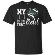 Load image into Gallery viewer, New York Jets Football My Heart is on that Field T - Shirt For Men