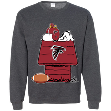 Load image into Gallery viewer, Atlanta Falcons Snoopy And Woodstock Waiting For Football Season Sweatshirt