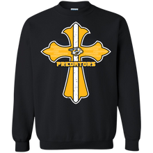 Load image into Gallery viewer, Cross Shirt For Jesus And Nashville Predators Fans Sweatshirt
