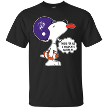 Load image into Gallery viewer, This Is For All U Abilene Christian Wildcats Haters Snoopy T - Shirt For Men