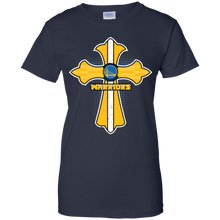 Load image into Gallery viewer, Cross Shirt For Jesus And Golden State Warriors Fans T-Shirt For Women
