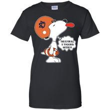 Load image into Gallery viewer, This Is For All U Auburn Tigers Haters Snoopy T-Shirt For Women