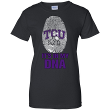 Load image into Gallery viewer, Tcu Horned Frogs Football It Is In My Dna T-Shirt For Women