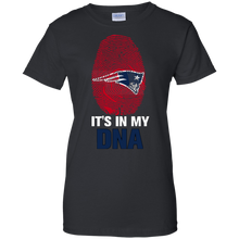 Load image into Gallery viewer, Patriots Football It Is In My Dna T-Shirt For Women