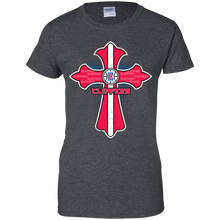 Load image into Gallery viewer, Cross Shirt For Jesus And La Clippers Fans T-Shirt For Women