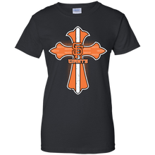 Load image into Gallery viewer, Cross Shirt For Jesus And San Francisco Giants Fans T-Shirt For Women