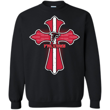 Load image into Gallery viewer, Cross Shirt For Jesus And Atlanta Falcons Fans Sweatshirt