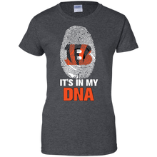 Load image into Gallery viewer, Bengals Football It Is In My Dna T-Shirt For Women