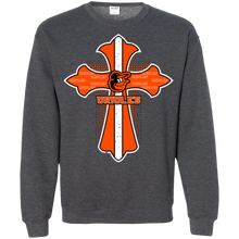 Load image into Gallery viewer, Cross Shirt For Jesus And Baltimore Orioles Fans Sweatshirt