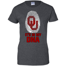 Load image into Gallery viewer, Oklahoma Sooners Football It Is In My Dna T-Shirt For Women