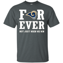Load image into Gallery viewer, Los Angeles Rams For Ever Shirt For Fans T - Shirt For Men