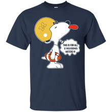 Load image into Gallery viewer, This Is For All U Michigan Wolverines Haters Snoopy T - Shirt For Men