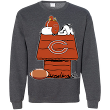 Load image into Gallery viewer, Chicago Bears Snoopy And Woodstock Waiting For Football Season Sweatshirt