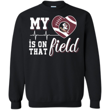 Load image into Gallery viewer, Florida State Seminoles Football My Heart is on that Field Sweatshirt