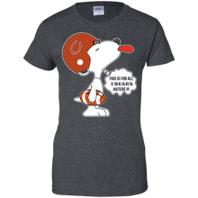 Load image into Gallery viewer, This Is For All U Chicago Bears Haters Snoopy T-Shirt For Women