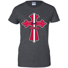 Load image into Gallery viewer, Cross Shirt For Jesus And Atlanta Braves Fans T-Shirt For Women