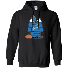 Load image into Gallery viewer, Detroit Lions Snoopy And Woodstock Waiting For Football Season Hoodie Shirt