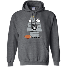 Load image into Gallery viewer, Oakland Raiders Snoopy And Woodstock Waiting For Football Season Hoodie Shirt