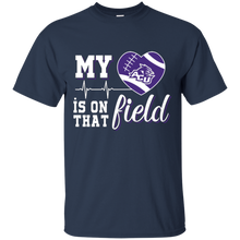 Load image into Gallery viewer, Abilene Christian Wildcats Football My Heart is on that Field T - Shirt For Men