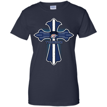 Load image into Gallery viewer, Cross Shirt For Jesus And Oklahoma City Thunder Fans T-Shirt For Women