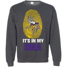 Load image into Gallery viewer, Vikings Football It Is In My Dna Sweatshirt