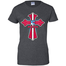 Load image into Gallery viewer, Cross Shirt For Jesus And New York Rangers Fans T-Shirt For Women