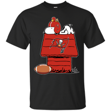 Load image into Gallery viewer, Tampa Bay Buccaneers Snoopy And Woodstock Waiting For Football Season T - Shirt For Men