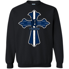 Load image into Gallery viewer, Cross Shirt For Jesus And Detroit Tigers Fans Sweatshirt